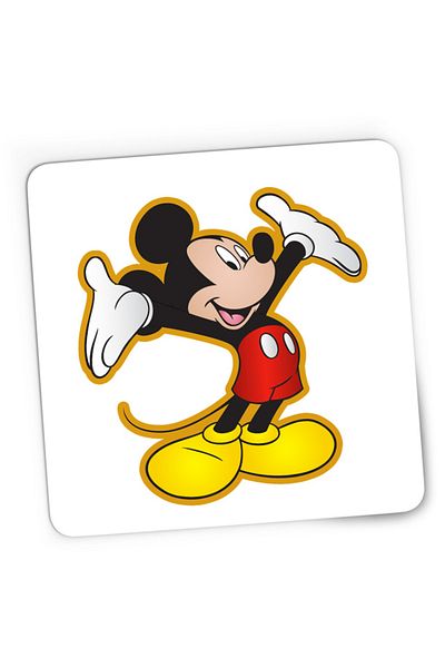 OEM Mousepad Gaming Mickey Mouse Happy Disney Land Animals Goofy, 21x19 см