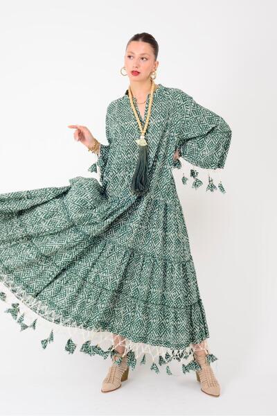 Park Moda AN10384 MARIN İSMİRA UZUN ELBİSE