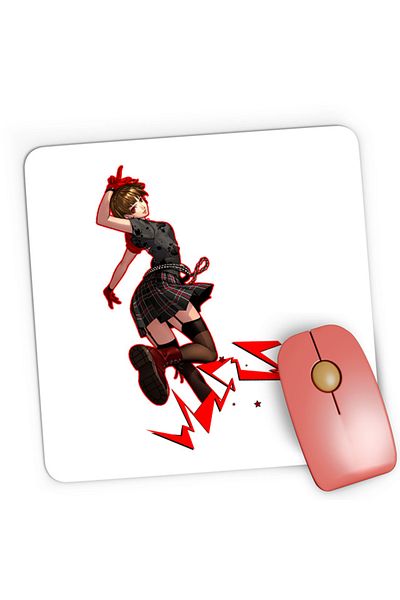 OEM Mousepad Gaming Persona Niijima Makoto Dancer Anime Tokyo Game, 21x19 cm