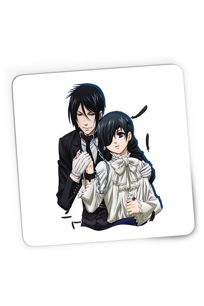 OEM Mousepad Gaming Black Butler Sebi Ciel Protective Demon Revance, 21x19 см