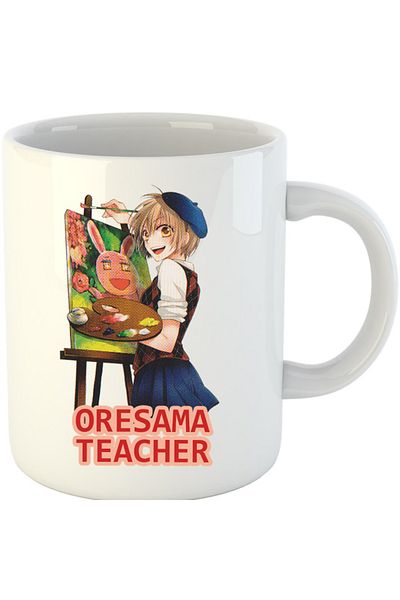 OEM Cana Oresama Teacher Mafuyu Art Painting Usagi Mask, alba, 330 ml