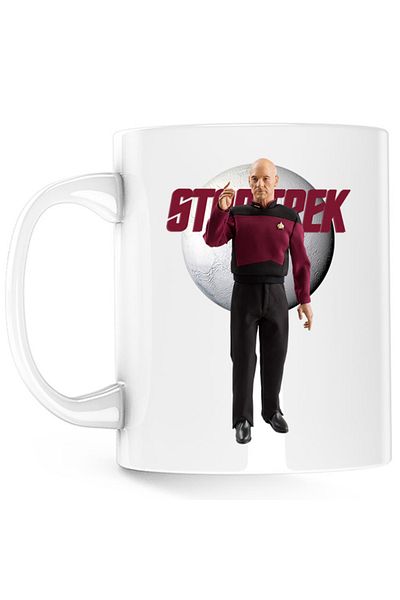 OEM Cana Star Trek Patrick Stewart's Jean-Luc Picard Costume Astronaut, alba, 330 ml