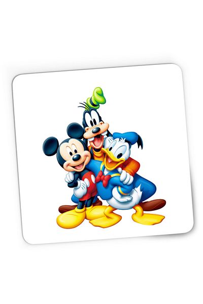 OEM Mousepad Gaming Mickey Mouse Gooffy Donald Duck Friends Disney, 21x19 см