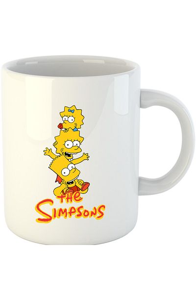 OEM Cana The Simpsons Children TV Show Homer Lisa Bart, alba, 330 ml