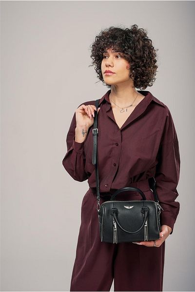 ÇÇS Black Women's Hand and Shoulder Bag 17822