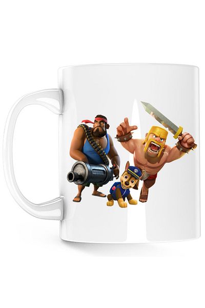 OEM Cana Clash of Clans Paw Patrol Brawl Stars Puppy Duty Loyal, alba, 330 ml