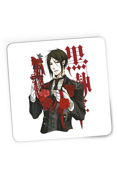 OEM Mousepad Gaming Black Butler Ospatar Demon Curse Anime, 21x19 см