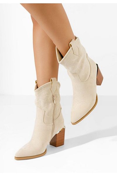 B T Shoes Sudera women's boots beige