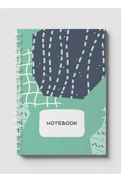 LOWHA Spiral Notebook with Front and Back Hard Covers Featuring Sea Ocean Theme Design