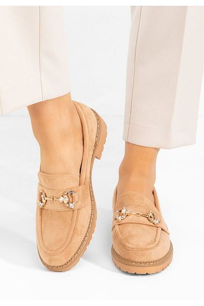 B T Shoes Women's loafers Erlinda camel