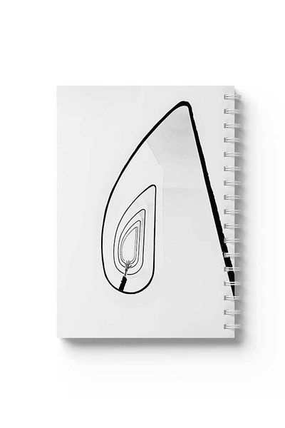 LOWHA Spiral Notebook with Front and Back Hard Covers Featuring Lost Design