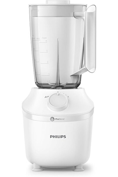 Philips HR2041/30 3000 Series Plastic Jar Blender 450W 1.9L with Mill & Chopper - White