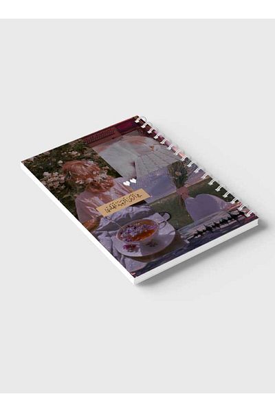 LOWHA Spiral Notebook with Front and Back Hard Covers Featuring Far Quite Corner Design