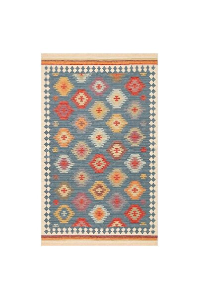 can halı NOMAD Serisi Otantik desenli Yıkanabilir Çift taraflı Kaymaz Kilim