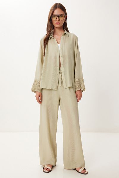 Lovelyİstanbul Linen Shirt Trousers Set