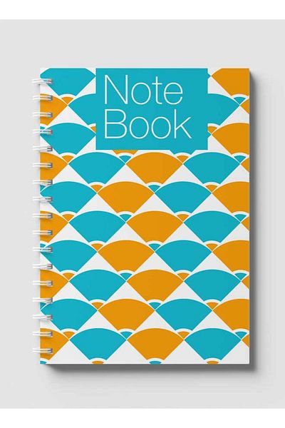 LOWHA Spiral Notebook with Front and Back Hard Covers Featuring Seamless Design