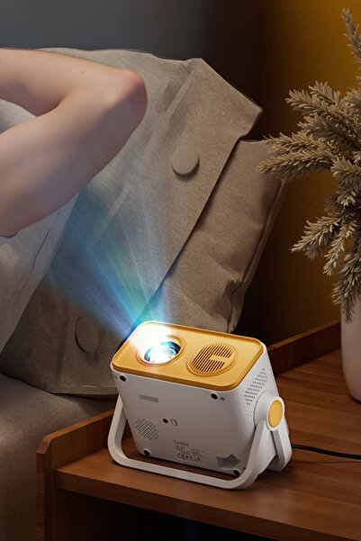 Fogy PJ05 4K Taşınabilir Android Projeksiyon Wifi 6 Destekli Akıllı Sinema Projektör