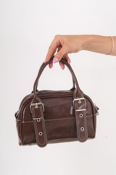 Solo Bag Women's Daily Stylish Leather Belt Detail Long Strap Hand Arm Shoulder Bag