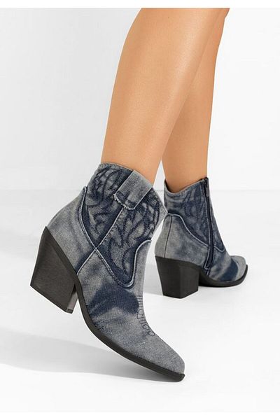B T Shoes Ciocate dama Florentina albastre