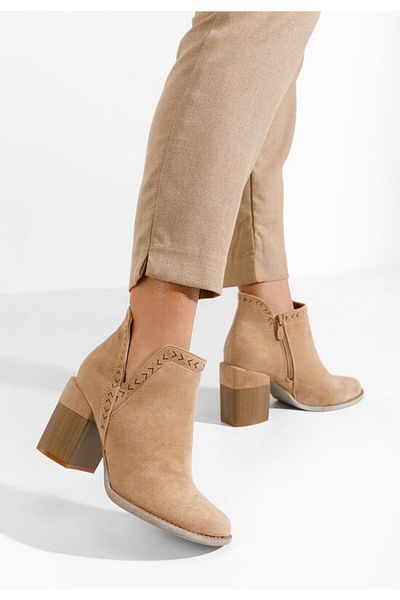 B T Shoes Summer ankle boots Lucira khaki