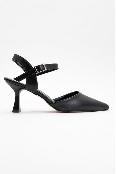 CCWAY AYAKKABI Women's High Heels BLACK SKIN