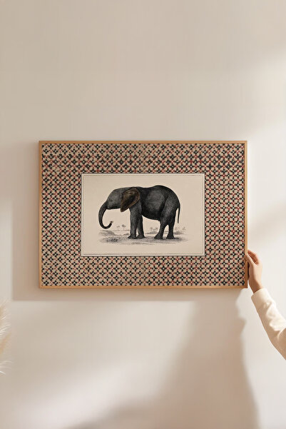 Artavessa Tek Parça Gerçek Ham Ahşap Çerçeveli Tablo - Model 29