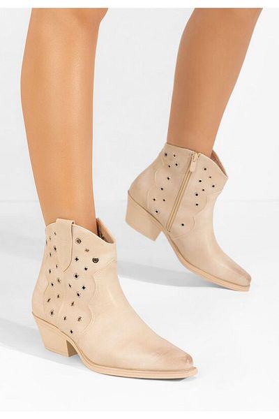 B T Shoes Ladies' Sirena beige boots