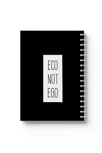 LOWHA دفتر ملاحظات حلزوني مع غلافين أمامي وخلفي صلبين يتميزان بتصميم صديق للبيئة وليس الأنا