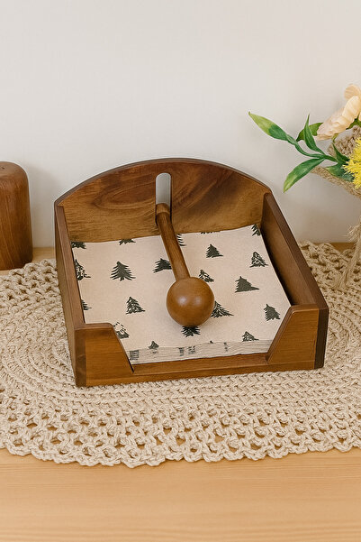 Cem Akasya Ahşap Peçetelik