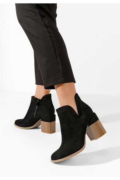 B T Shoes Black Lucira summer ankle boots