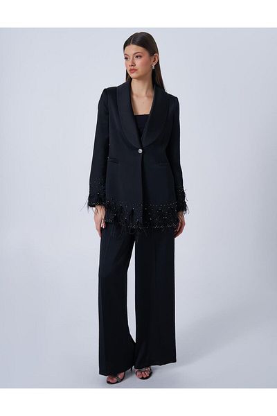 Kayra Otrishi Satin Double Suit