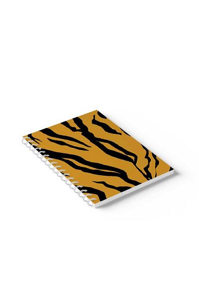 LOWHA Spiral Notebook with Front and Back Hard Covers Featuring Cracks Design