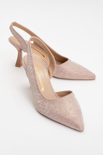 CCWAY AYAKKABI Women's High Heel Shoes Copper Triangle