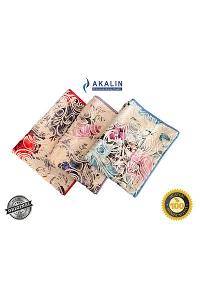 Akalın Professional Cleaning Products Patterned Microfiber Kitchen Cleaning Cloth 40X50 cm 3 Pieces