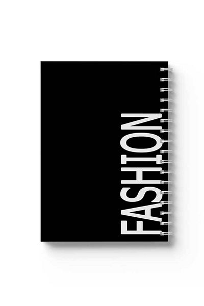 LOWHA Spiral Notebook with Front and Back Hard Covers Featuring Fashion Design