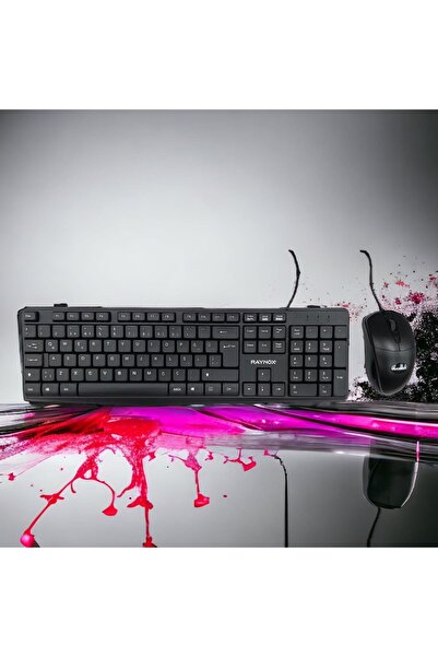 RAYNOX RX-KM101 USB Q KABLOLU KLAVYE&MOUSE SET