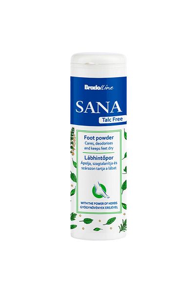 FLORİN Foot powder, talc-free - absorbs moisture, deodorizes, eliminates unpleasant odor, 100 g