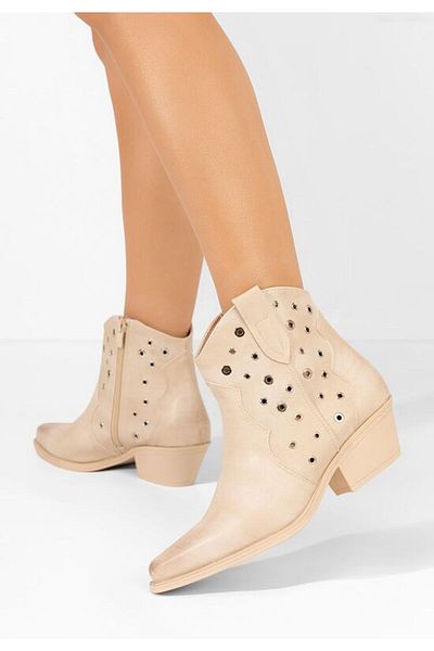 B T Shoes Ladies' Sirena beige boots