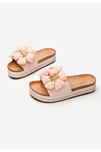B T Shoes Pamylla pink flat slippers