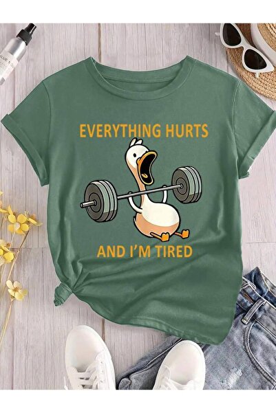 LAYORA Γυναικείο μπλουζάκι με τύπωμα «Όλα πουκάμισεραν και είμαι τυλιγμένος» ...