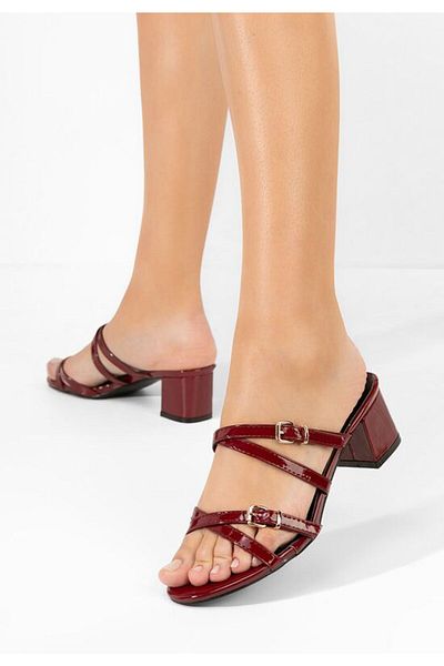 B T Shoes Alaylma heeled slippers in dark blue