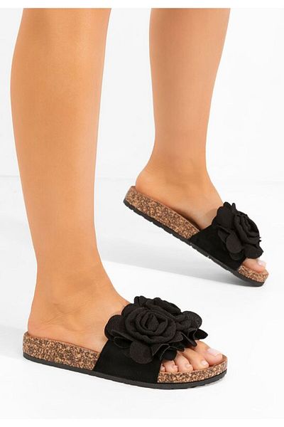 B T Shoes Marisha women's slippers, black