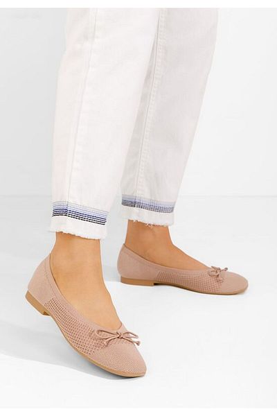 B T Shoes Women's pink Barrie ballerinas