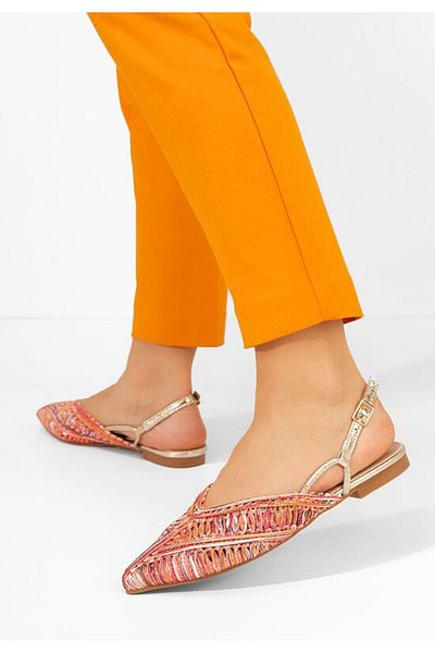 B T Shoes Women's Scotya multi-colored ballet flats