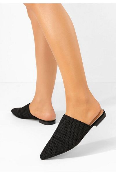 B T Shoes Karlyana women's black clogs
