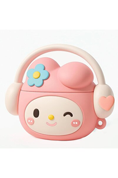 kılıfbenim Airpods 4.Nesil ile Uyumlu Kılıf Karikatür Hello Kitty Figürlü Tas...