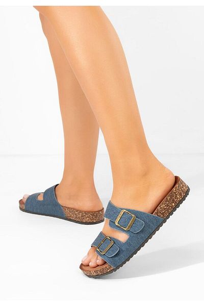 B T Shoes Papuci cu talpa groasa Janeti jeans