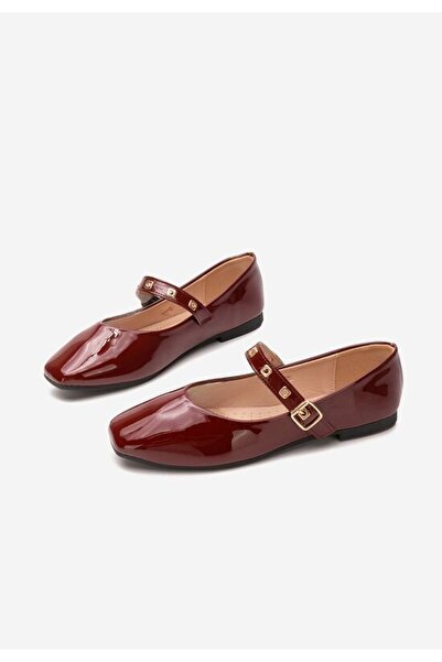 B T Shoes Clario women's ballet flats in dark blue