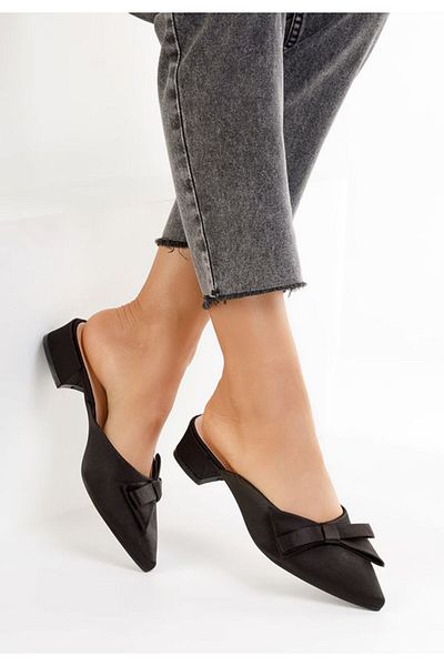 B T Shoes Elegant women's slippers Ellera black