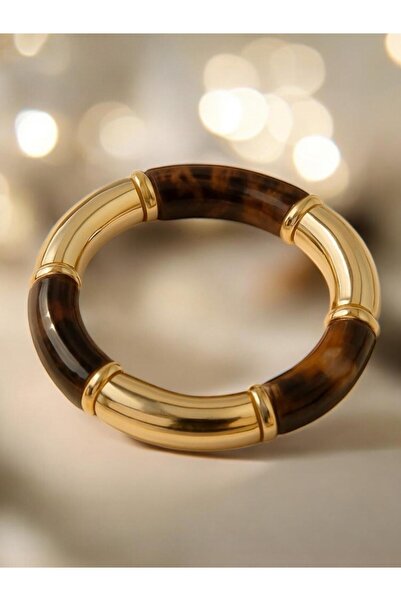 Merand Kemik Renk Atmaz, Kararma Yapmaz Lastikli Bileklik